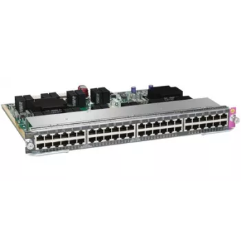 Модуль Cisco Catalyst WS-X4648-RJ45V+E (некондиция, 3 порта работают только на скорости 100Мбит/с)